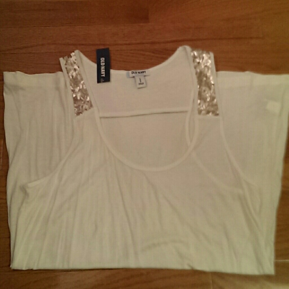 Tank with sequin detail *3 for $10